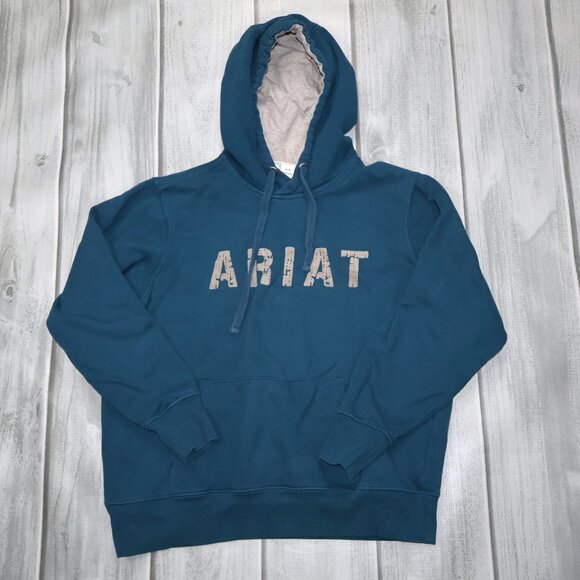 Ariat Tops - Ariat Logo Hoodie in Blue - Women's Small